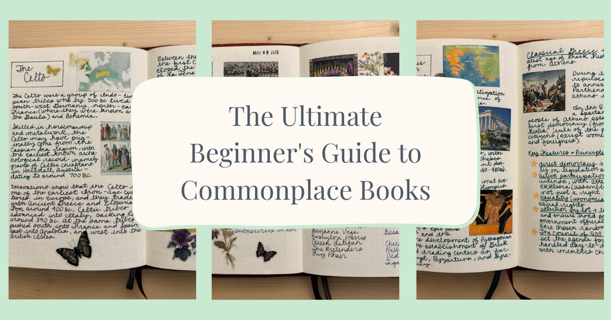 How to start a commonplace book